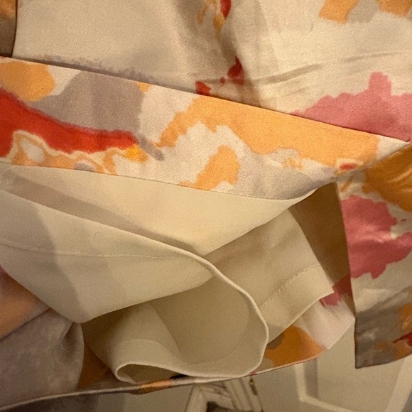 Ann Taylor Silk Floral Midi Skirt - Multicolor women’s 14 - Picture 8 of 11